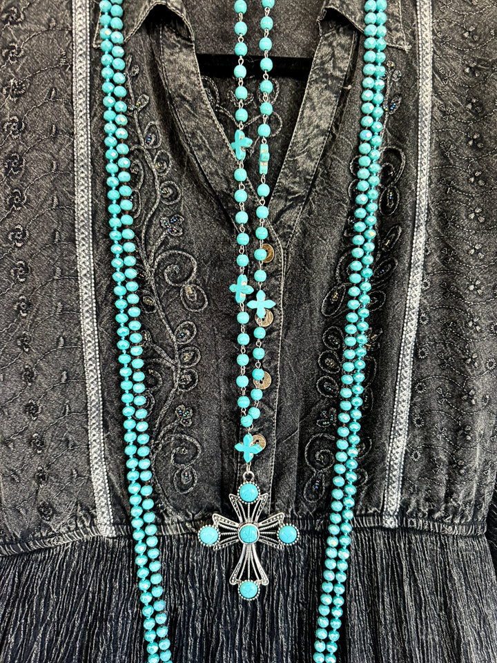 One More Chance Tunic - Charcoal
