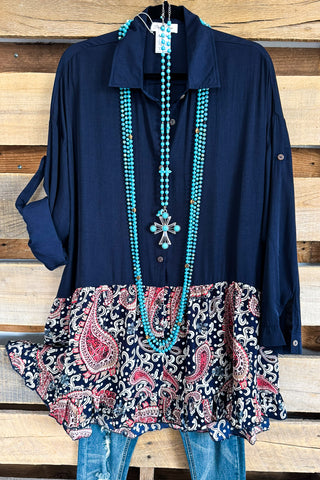 AHB EXCLUSIVE: Embrace The Joy Kimono/Duster - TP/TURQUOISE