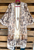 AHB EXCLUSIVE: More Than Just a Friend Lace Kimono - Leopard