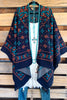 Dreaming Of The Day Poncho - Navy