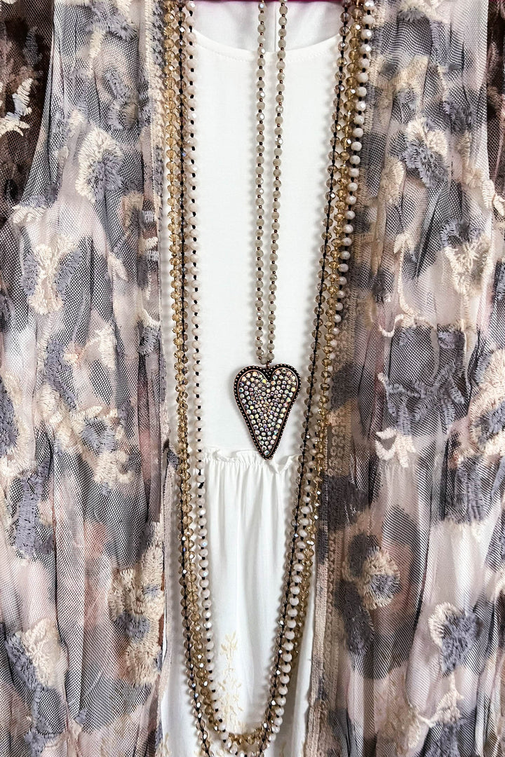 AHB EXCLUSIVE: More Than Just a Friend Lace Kimono - Leopard