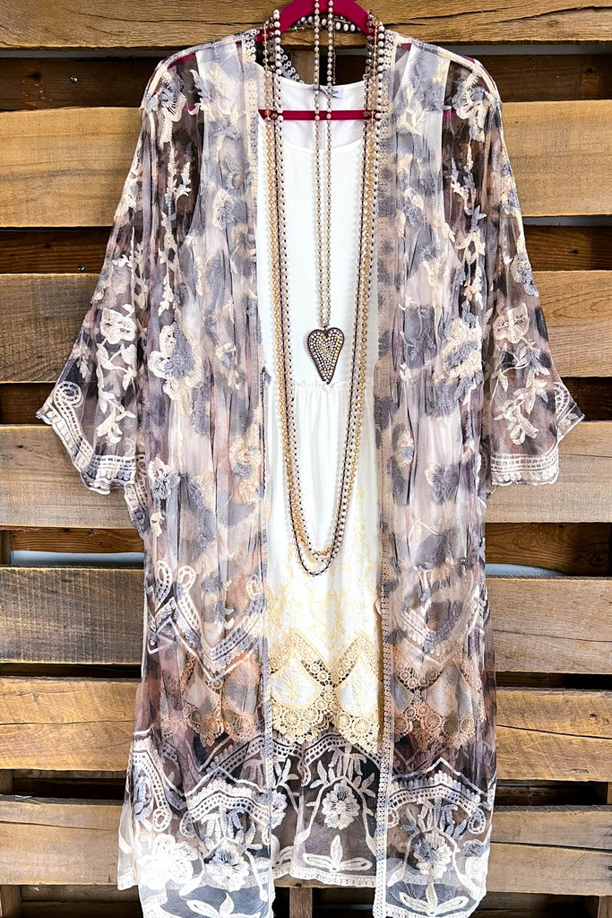 AHB EXCLUSIVE: More Than Just a Friend Lace Kimono - Leopard