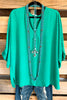 Final Touch Top - Emerald - SALE