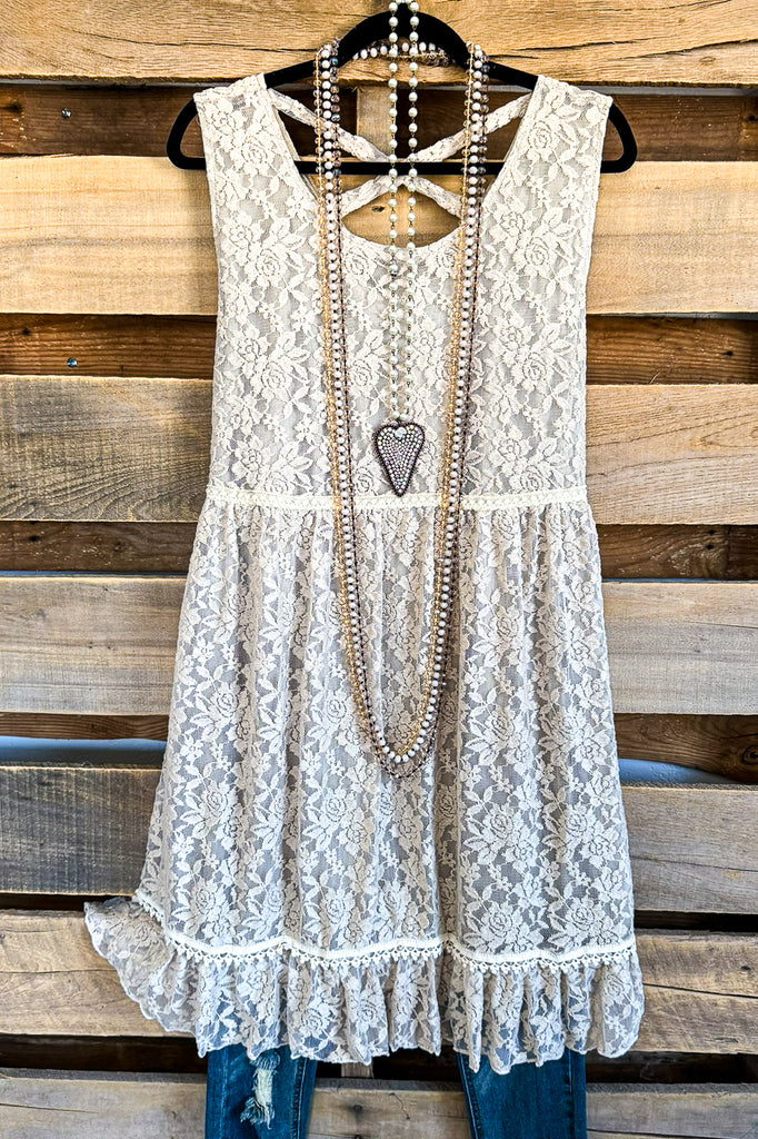 Secret Romance Dress - Taupe