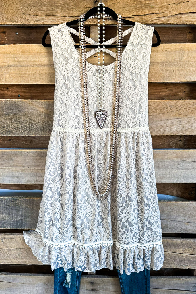 Secret Romance Dress - Taupe