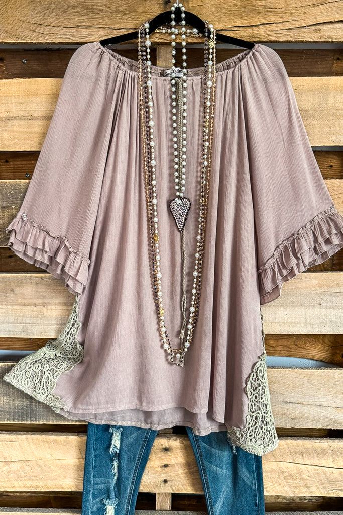 Moving With Grace Tunic - Mocha