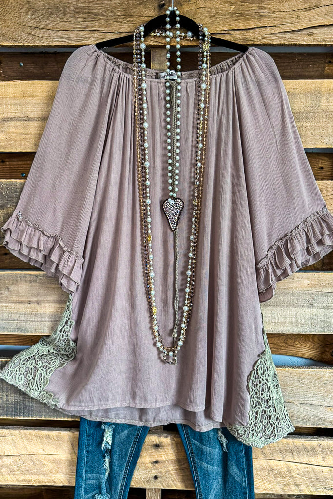 Moving With Grace Tunic - Mocha