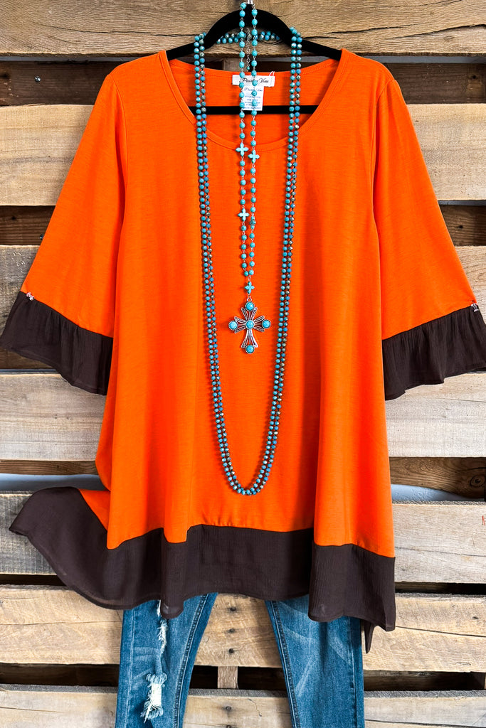 Coming Together Tunic - Orange