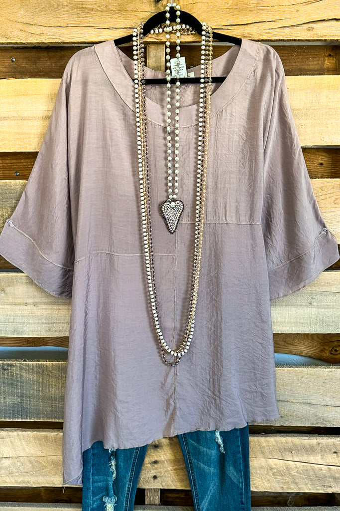 Fresh Take Tunic - Taupe