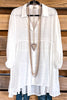 Confidence Is Everything Tunic - Off White - SALE