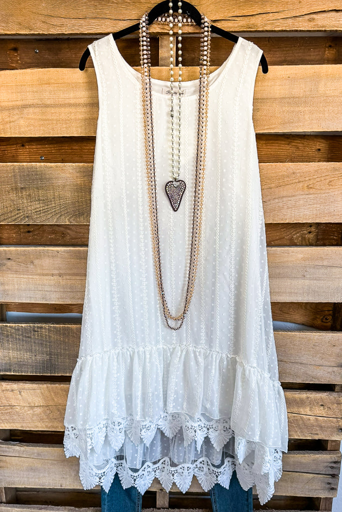 For The Sake Of Love Dress - White - SALE