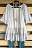 Rare Beauty Tunic - Light Grey - SALE