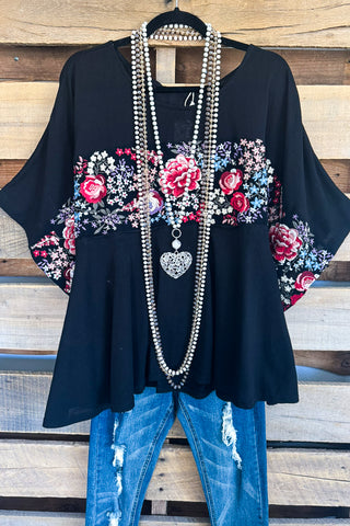 Summer Resort Kimono - Black