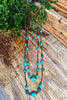 Moonlight Muse Necklace - Aqua