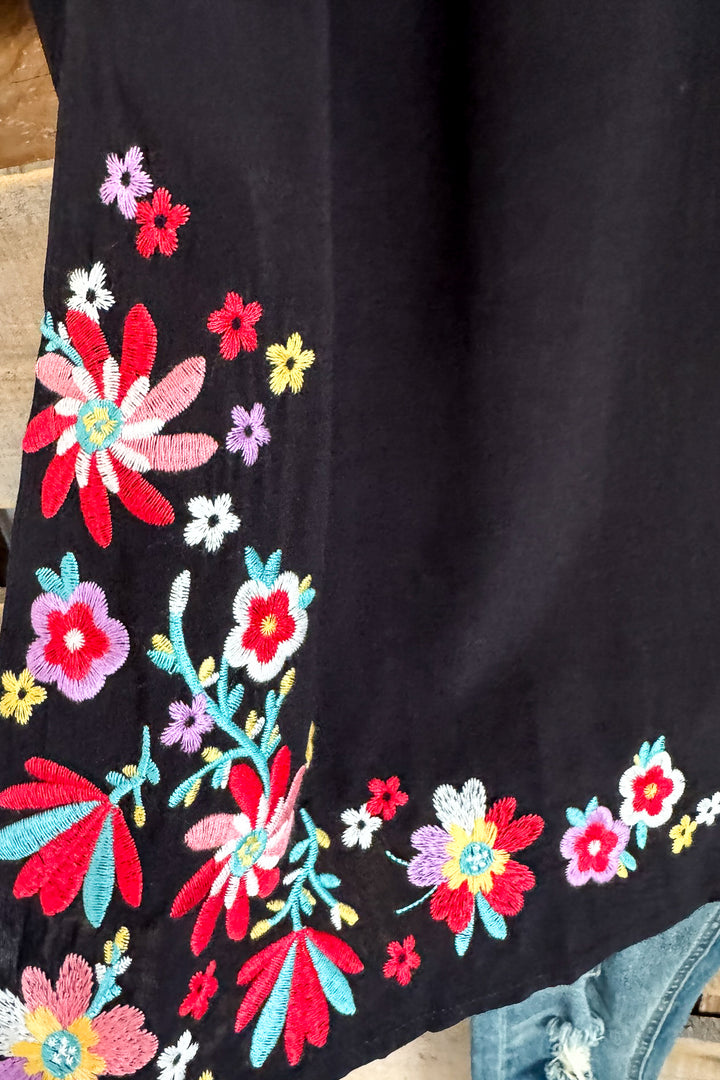 Good Times Coming Blouse - Black - SALE