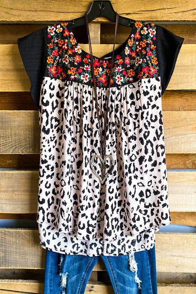 AHB EXCLUSIVE: Late Night Spring Top - Leopard