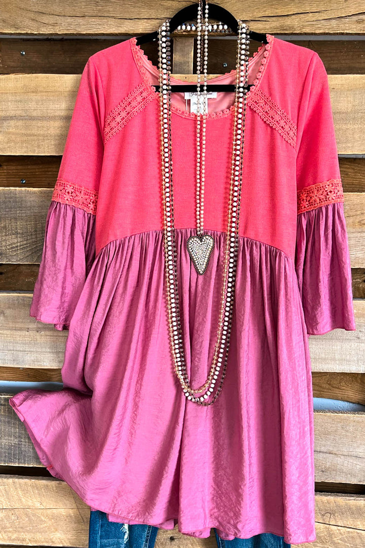 This Side of Paradise Dress - Mauve - SALE