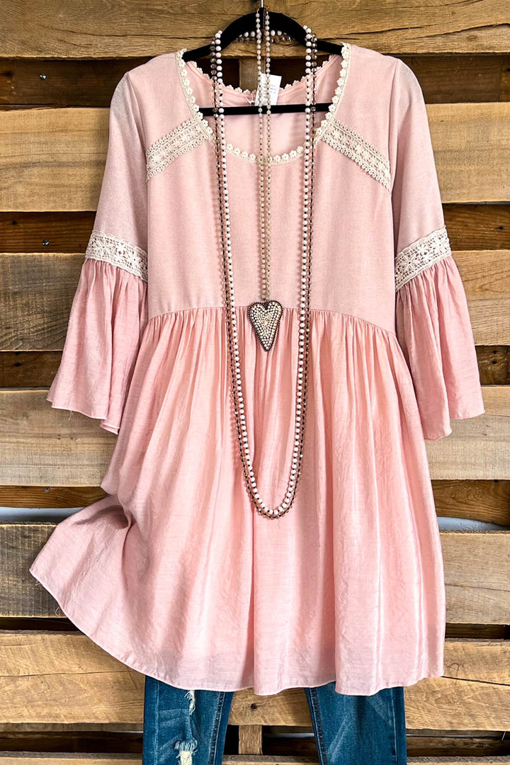 This Side of Paradise Dress - Peach - SALE