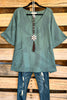 Express It All Top - Green - SALE
