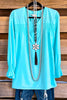 Cover Me In Florals Tunic - Mint - SALE