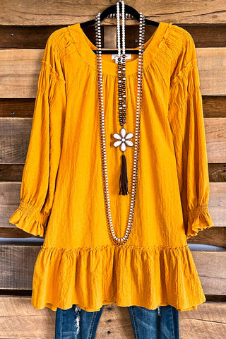Making All The Rules Top - Marigold - SALE