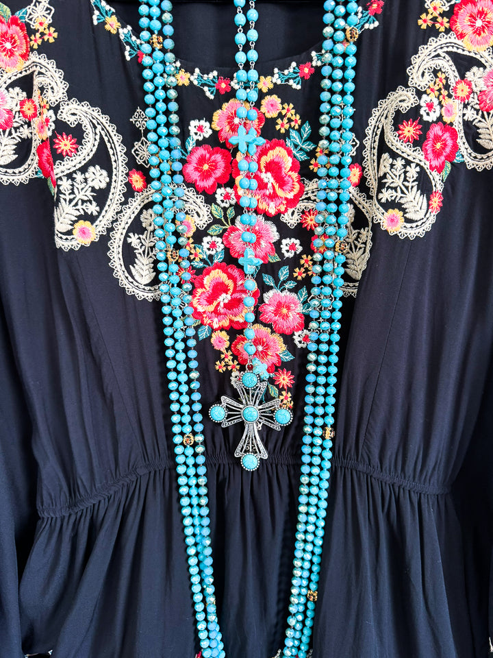 The Closer You Get Dress - Black - SALE