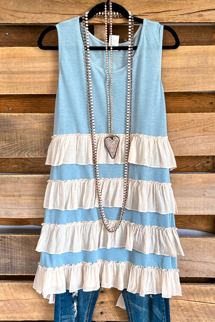 Remarkable Days Dress - Pale Blue - SALE