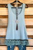 Extender: Slip on Tank/Tunic - Blue Sage