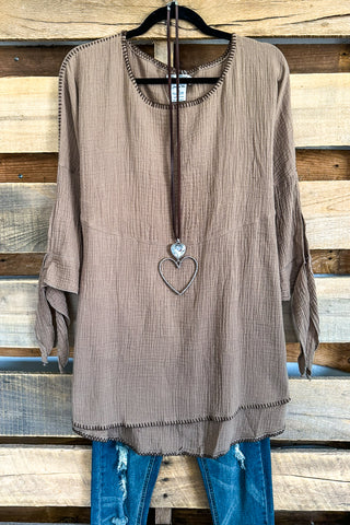 Fill The Sunshine Top - 100% Cotton - Red