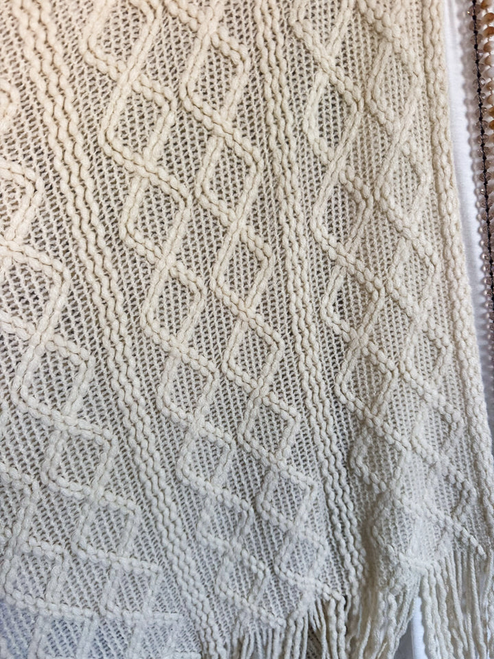 Full Speed Ahead Knit Ruana - Beige - SALE