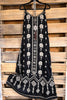 Follow Your Elegance Maxi Dress - Black Taupe