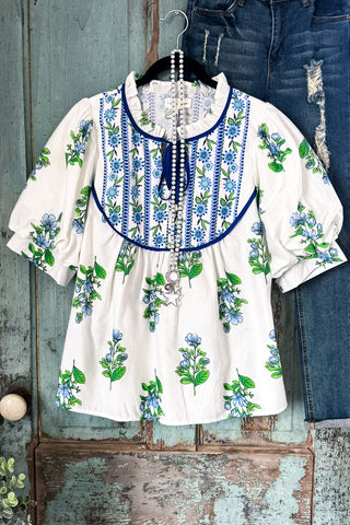 Impressively Sweet Tunic - Blue