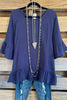 As Far As You Know Top - Navy - 100% COTTON - SALE