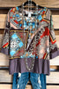 Vintage Delight Top - Mocha - SALE