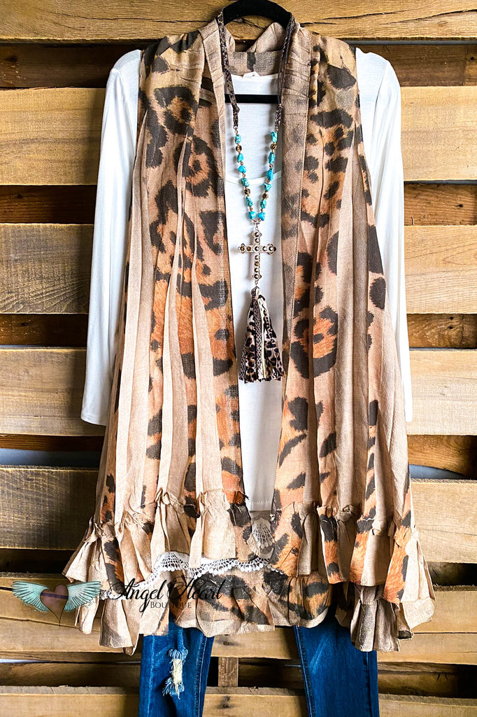 AHB EXCLUSIVE: Counting The Stars Vest - TP/leopard