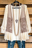 AHB EXCLUSIVE:  Only The Young Vest - Mocha -100% COTTON