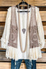 AHB EXCLUSIVE:  Only The Young Vest - Mocha -100% COTTON