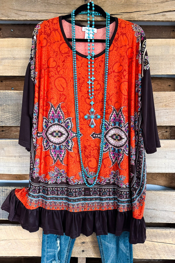 Only For You Tunic - Orange - SALE