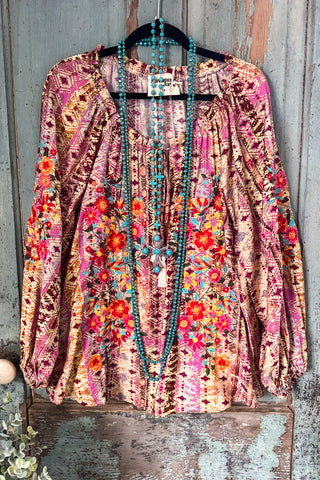 Brilliantly Sharp Tunic - Blue - 100% COTTON