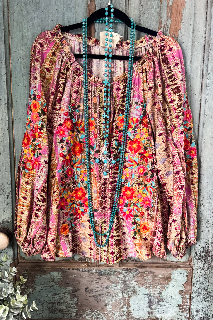 Southern Ties Blouse - Multi