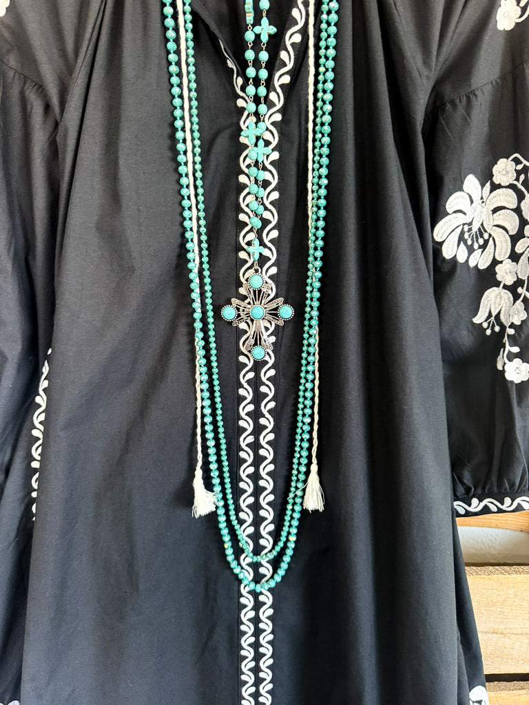 Little Moments Midi Dress - 100% Cotton