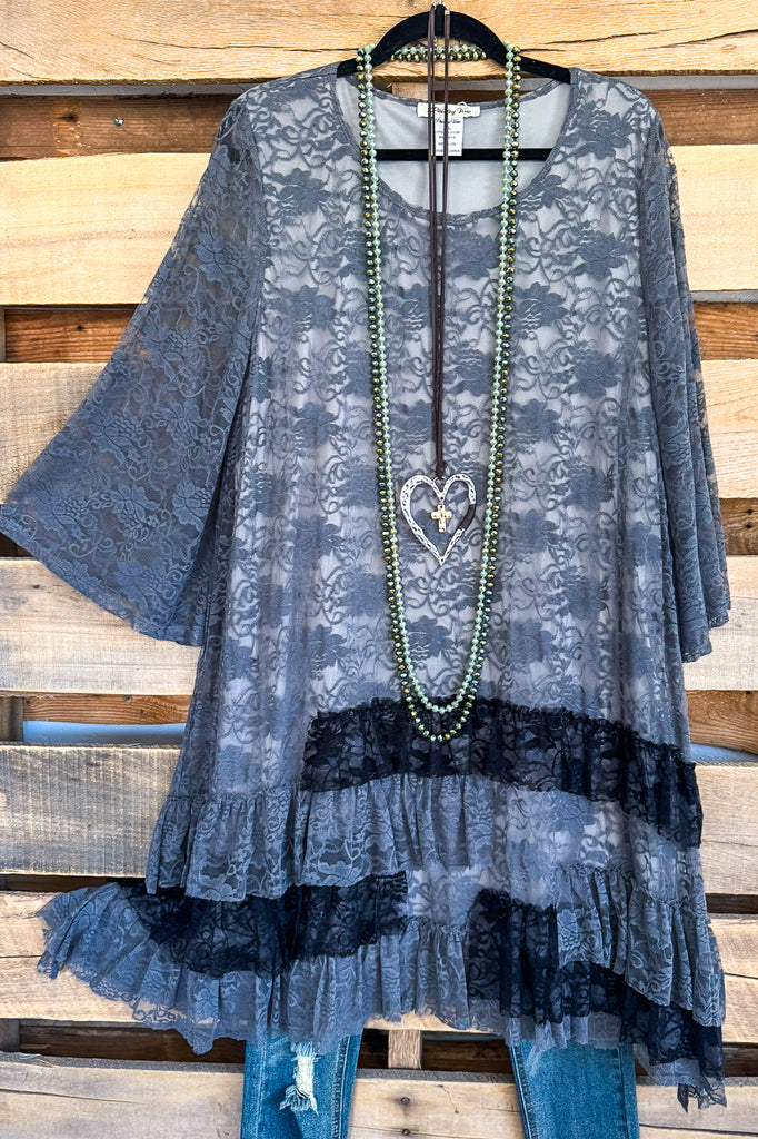 My Kind Of Sweetness Dress - Gray