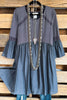 Majestic Moments Dress - Gray - SALE