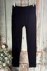 High Rise Fleece Leggings - Black