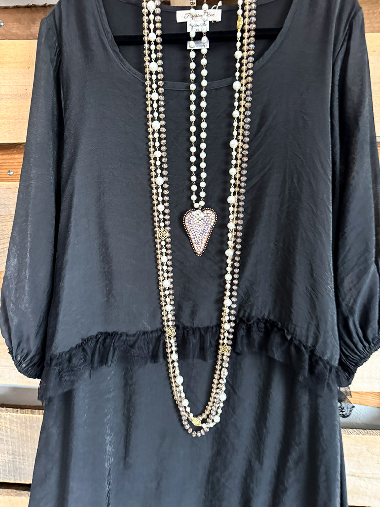 Sweetest Soul Dress - Black