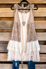 AHB EXCLUSIVE:  Only The Young Vest - Mocha -100% COTTON