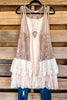 AHB EXCLUSIVE:  Only The Young Vest - Mocha -100% COTTON