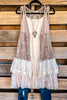 AHB EXCLUSIVE:  Only The Young Vest - Mocha -100% COTTON
