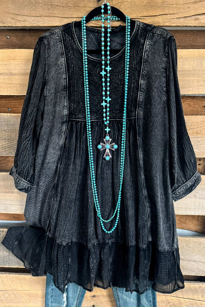 Times To Remember Dress - Charcoal