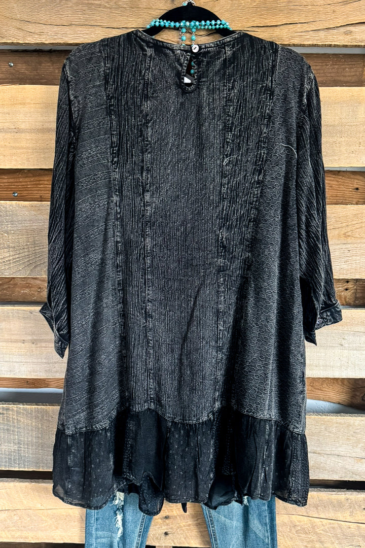 Times To Remember Dress - Charcoal